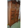 Bibliothèque époque Art Nouveau acajou Bubinga