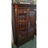 Petite vitrine 2 portes style Louis XVI époque Nap III en acajou