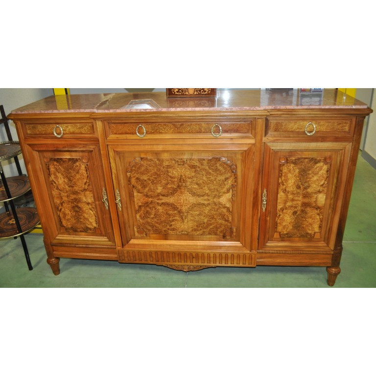 Enfilade 3 portes sign&eacute;e MERCIER FRERES &eacute;poque Art d&eacute;co