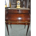 Bureau à cylindre en acajou époque 1900 de style Louis XVI