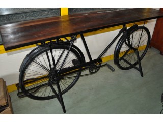 Console d&eacute;co v&eacute;lo style vintage