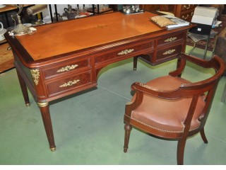 Bureau Ministre et fauteuil style L XVI
