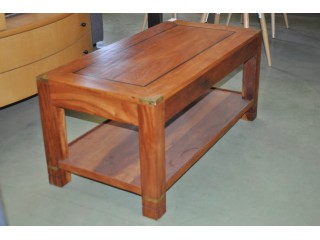 Table basse en bois vangeram massif du nord des indes 