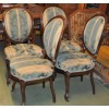 Lot de 4 chaises Napoléon III