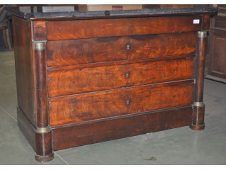commode époque empire a 1/2 colonne 