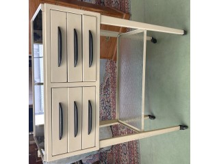 desserte de dentiste ancienne roulante